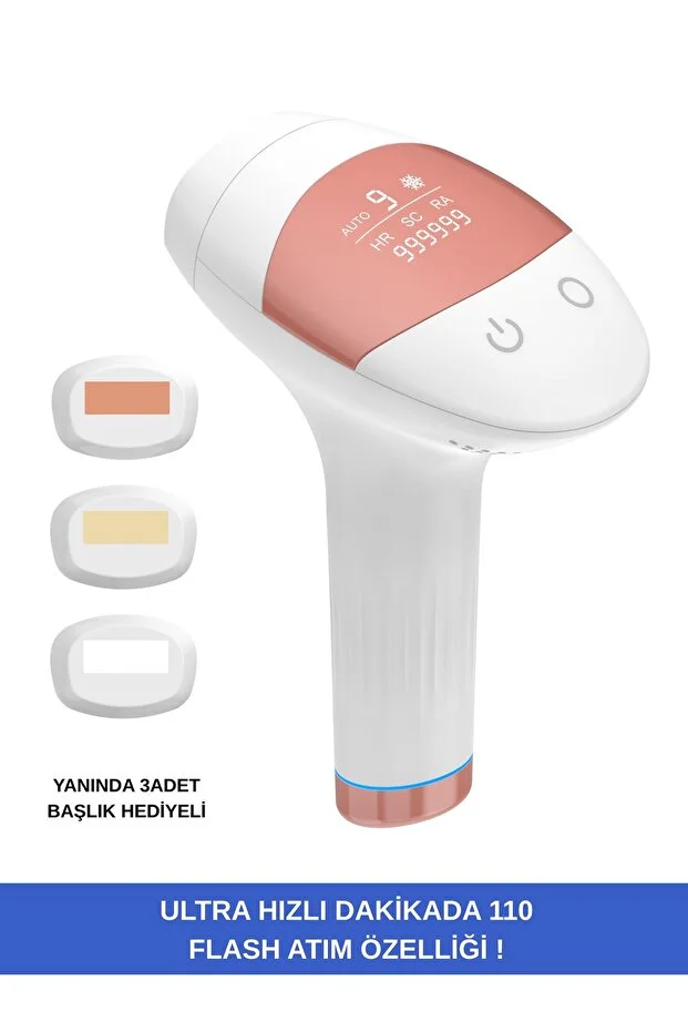 Xmia Ipl Lazer Epilasyon Cihazı 999.999 Atım 9 Kademe Ultra Güçlü